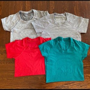 FOUR Swiftly Tech short sleeve Lululemon shirts, size 4